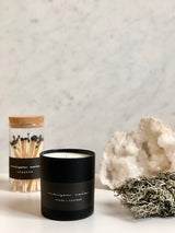 SUEDE + LEATHER CANDLE