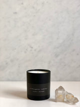 SUEDE + LEATHER CANDLE