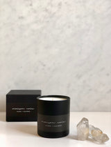 SUEDE + LEATHER CANDLE